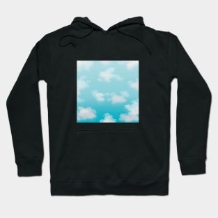 Beautiful Blue Sky with clouds Hoodie